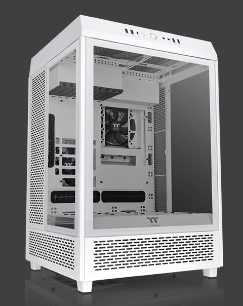 Thermaltake The Tower 500 CA-1X1-00M6WN-00 White SPCC / Tempered Glass ATX  Mid Tower Computer Case